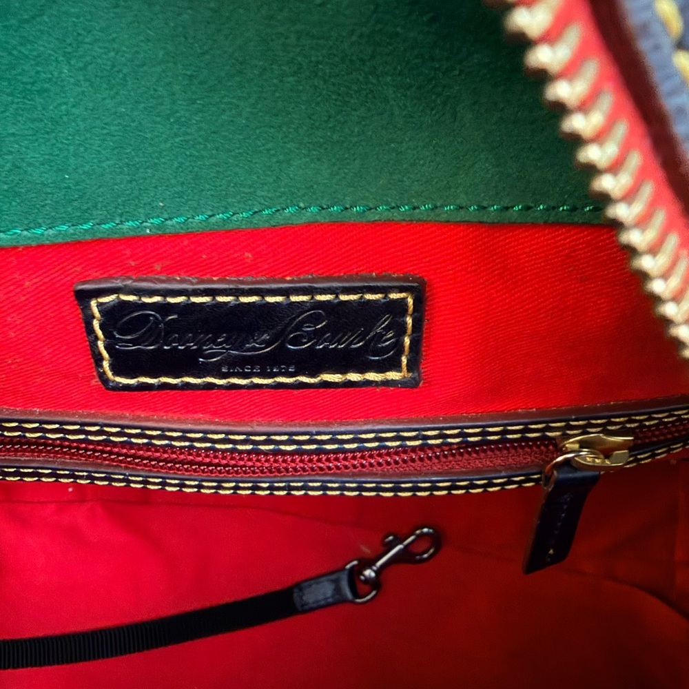 Dooney and Burke, Navy Smith, Florentine satchel - Picture 9 of 10